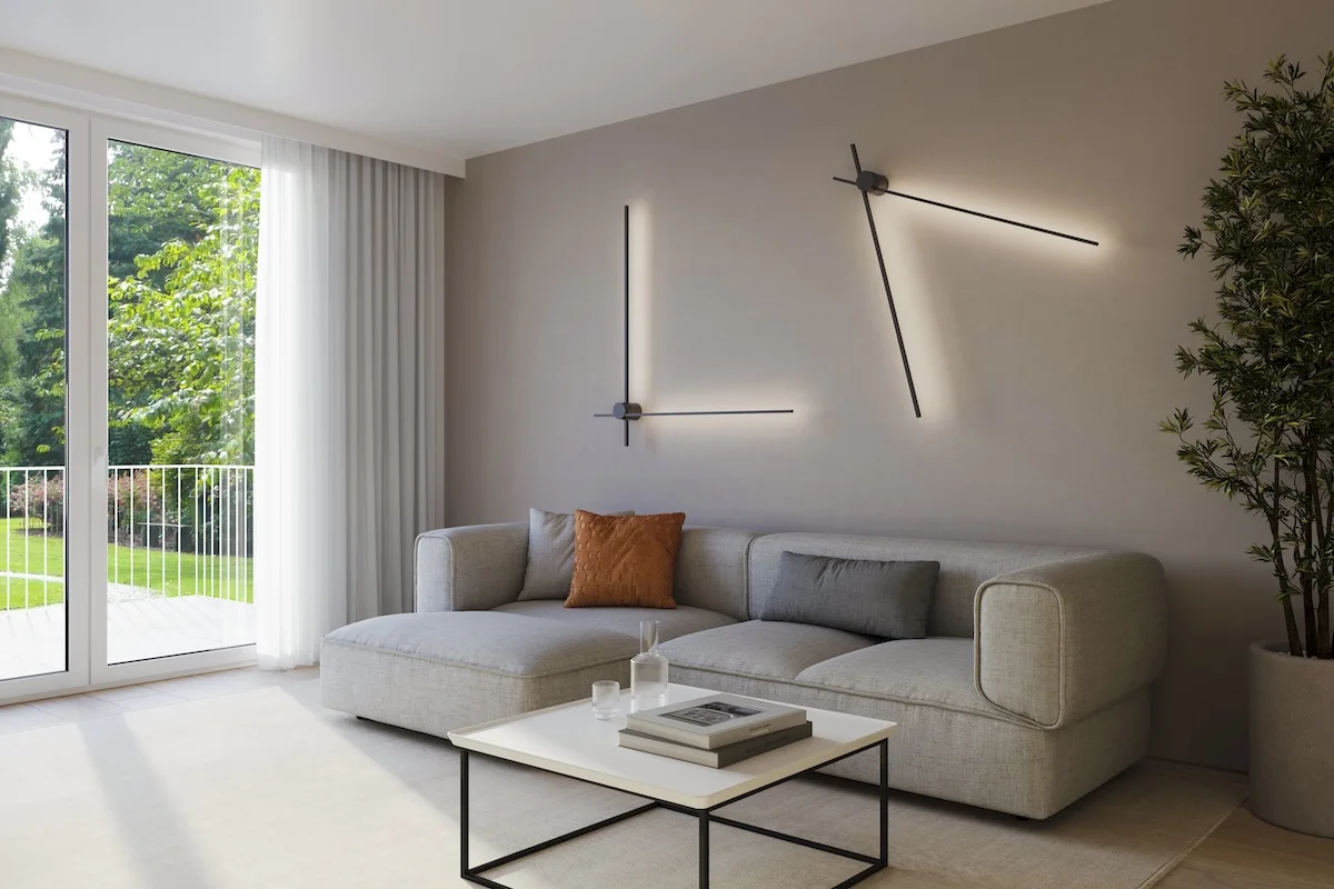 Wever & Ducré ceiling luminaire FIL SPIN 1.0 with jointed arm, indirect IP20, black matt dimmable Wever & Ducré ceiling luminaire FIL SPIN 1.0 with jointed arm, indirect IP20, black matt dimmable