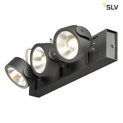 KALU LED 3 Vg- og Loftlampe, 60, sort