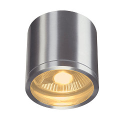 ROX CEILING OUT, QPAR11, Udend�rs Loftlampe, alu b�rstet, maks. 50W, IP44