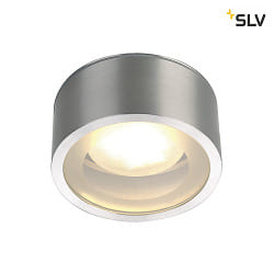 Outdoor Ceiling luminaire ROX CEILING OUT, TCR-TSE, IP44, alu brushed, max. 11W
