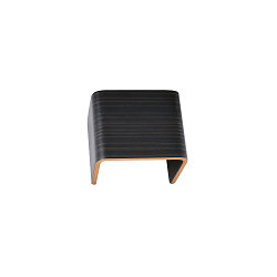 MANA Lampesk�rm, bredde 12cm, tr� gr�/brun