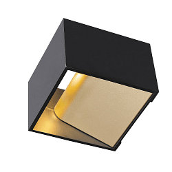 LOGS IN LED V�glampe, sort/messing