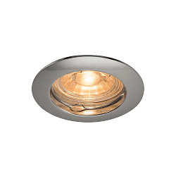 PIKA QPAR51, Ceiling recessed luminaire, fixed, chrome