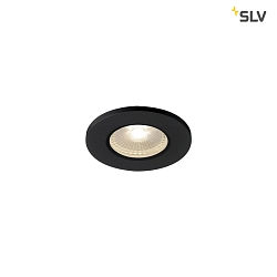 KAMUELA ECO LED Fire-rated Ceiling recessed luminaire, fire-resistant, 3000K, 38, black