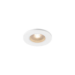 KAMUELA ECO LED Fire-rated Loftindbygningslampe, brandsikkert, 3000K, 38�, hvid