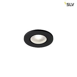 KAMUELA ECO LED Fire-rated Ceiling recessed luminaire, fire-resistant, 4000K, 38, black