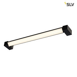 LONG GRILL LED Wall and Ceiling luminaire, 3000K, black