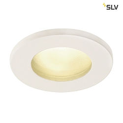 Outdoor Ceiling recessed luminaire DOLIX OUT, GU10, QPAR51, IP65,  68mm, round, white