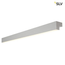LED Wall luminaire / Mirror luminaire L-LINE 120, 19W 3000K 1650lm 120, IP44, anodised silver