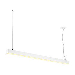 LED Pendel Q-LINE PD DALI Single, l�ngde 142cm, 47W 3000K 3700lm 120�, hvid