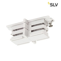 Mini Connector for S-TRACK 3-Phase high-voltage track, isolated, traffic white RAL 9016