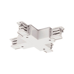 X-Stik til S-TRACK 3-faset 230 v skinne, 16A max., trafik hvid RAL 9016