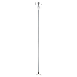 Pendant suspension for S-TRACK 3-Phase high-voltage track, 100cm, traffic white RAL 9016