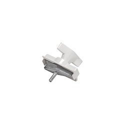 Lamper adapter mekanisk, til S-TRACK 3-faset 230 v skinne, trafik hvid RAL 9016
