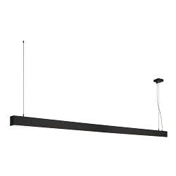 LED Pendel GLENOS, 200cm, UGR, 103W 4000K, matt sort
