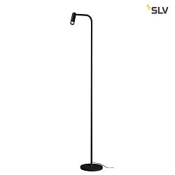 Premium LED Floor lamp KARPO FL, 6.5W 3000K 400lm, 3-step touch dimmer, white, black