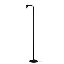 Premium LED Standerlampe KARPO FL, 6.5W 3000K 400lm, 3-trins touch-lysd�mper, hvid, sort