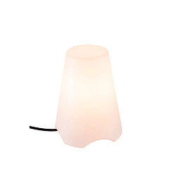 Outdoor Table lamp KIROCONE TL, E27 max. 60W, IP44, white