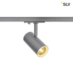 Premium LED NOBLO SPOT for 1-Phase high-voltage track, 7.5W 2700K 620lm 36, silver grey