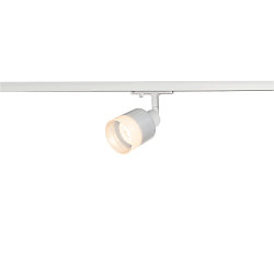 Spotlight PURI TRACK SPOT til 1-faset 230 v skinne, GU10 QPAR51, glas / Alu, hvid