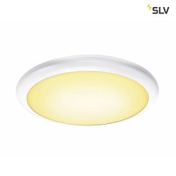 LED Outdoor Wall and Ceiling luminaire RUBA 20 CW, IP65 IK08, 27W 3000/4000K 2500lm 120, white