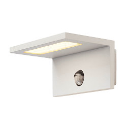 LED Udend�rs V�glampe ANGOLUX S WL, IP44, 9.8W 3000K 560lm 100�, med IR sensor, hvid