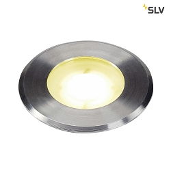 LED Outdoor Floor recessed luminaire DASAR FLAT 80, IP67, 4.3W 125, 4000K 140lm, stainless steel 304