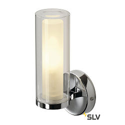 Vglampe WL 105 Lampe til bad/Spejllampe, dobbelt glas, 1x E14, IP44, chrom