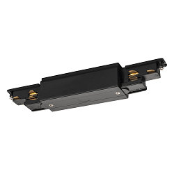 DALI kontrollerbar Tilslutning med feeder mulighed til S-TRACK, sort