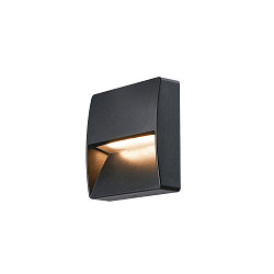 Udend�rslampe DOWNUNDER OUT SQUARE WL LED V�gindbygningslampe, 4,5W, 3000/4000K, 150lm, IP65, antracit