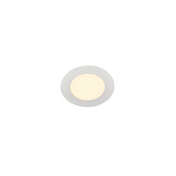 LED Loft-/Indbygningslampe SENSER 12 LED, rund, 3000K, 470lm, IP20, hvid
