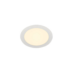 LED Loft-/Indbygningslampe SENSER 18 LED, rund, 3000K, 950lm, IP20, hvid