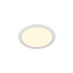 LED Ceiling recessed luminaire SENSER 24 LED, round, 1200lm, IP20, white, 3000K