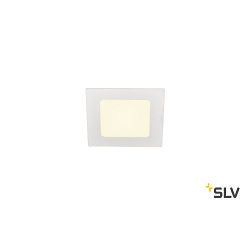 LED Ceiling recessed luminaire SENSER 12 LED, square, 440lm, IP20, white, 3000K