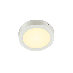 LED Loftlampe SENSER 18 LED, rund, 12W, 3000K, 880lm, IP20, hvid