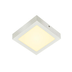 LED Loftlampe SENSER 18 LED, eckig, 12W, 3000K, 880lm, IP20, hvid