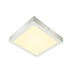 LED Loftlampe SENSER 24 LED, eckig, 14,6W, 3000K, 1200lm, hvid