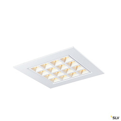 LED Ceiling recessed luminaire LED PAVONO 600x600, 100, UGR 16, white, 3000K, 3200lm