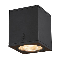 Premium-LED Udend�rs V�glampe ENOLA SQUARE CCT, IP65 IK02, M version, 10W 3000/4000K 700/800lm 38�, CRi>90, antracit