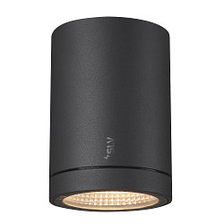 Premium-LED Udend�rs V�glampe ENOLA ROUND CCT, IP65 IK02, S version, 9W 3000/4000K 510/580lm 38, CRi>90, antracit