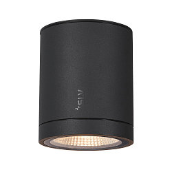 Premium-LED Udend�rs V�glampe ENOLA ROUND CCT, IP65 IK02, M version, 10W 3000/4000K 700/800lm 38, CRi>90, antracit