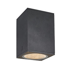 Premium-LED Udend�rs V�glampe ENOLA SQUARE CCT, IP65 IK02, L version, 35W 3000/4000K 2500/2800lm 38�, CRi>90, antracit