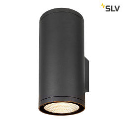 LED Outdoor Wall luminaire ENOLA ROUND UP/DOWN CCT, IP65 IK06, L-size, 53W 3000/4000K 2700/3000lm 38, CRi>90, anthracite