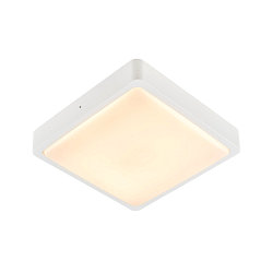LED V�g-/Loftlampe AINOS SQUARE SENSOR Outdoor, 18W, 1300lm, CCT switch 3000/4000K, hvid