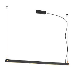 LED Pendel NOYA PD PHASE, CCT switch, 2700/3000K, 1861/2025lm, IP20, sort