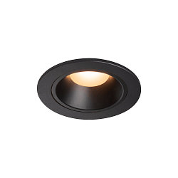 LED Loftindbygningslampe NUMINOS DL S, 2700K, IP20, 20�, 670lm, UGR 18, sort/sort