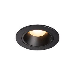 LED Loftindbygningslampe NUMINOS DL S, 3000K, IP20, 20�, 690lm, UGR 18, sort/sort