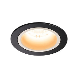 LED Loftindbygningslampe NUMINOS DL M, 2700K, IP20, 40�, 1600lm, UGR 19, sort/hvid