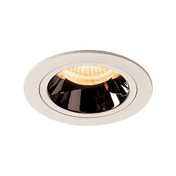 LED Loftindbygningslampe NUMINOS DL M, 2700K, IP20, 20�, 1550lm, UGR 17, hvid/chrom
