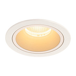 LED Loftindbygningslampe NUMINOS DL L, 3000K, IP20, 40�, 2300lm, UGR 19, hvid/hvid